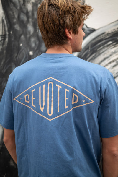 The Diamond Tee - Blue