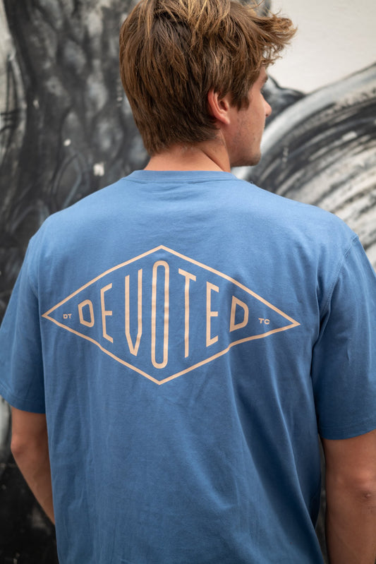 The Diamond Tee - Blue