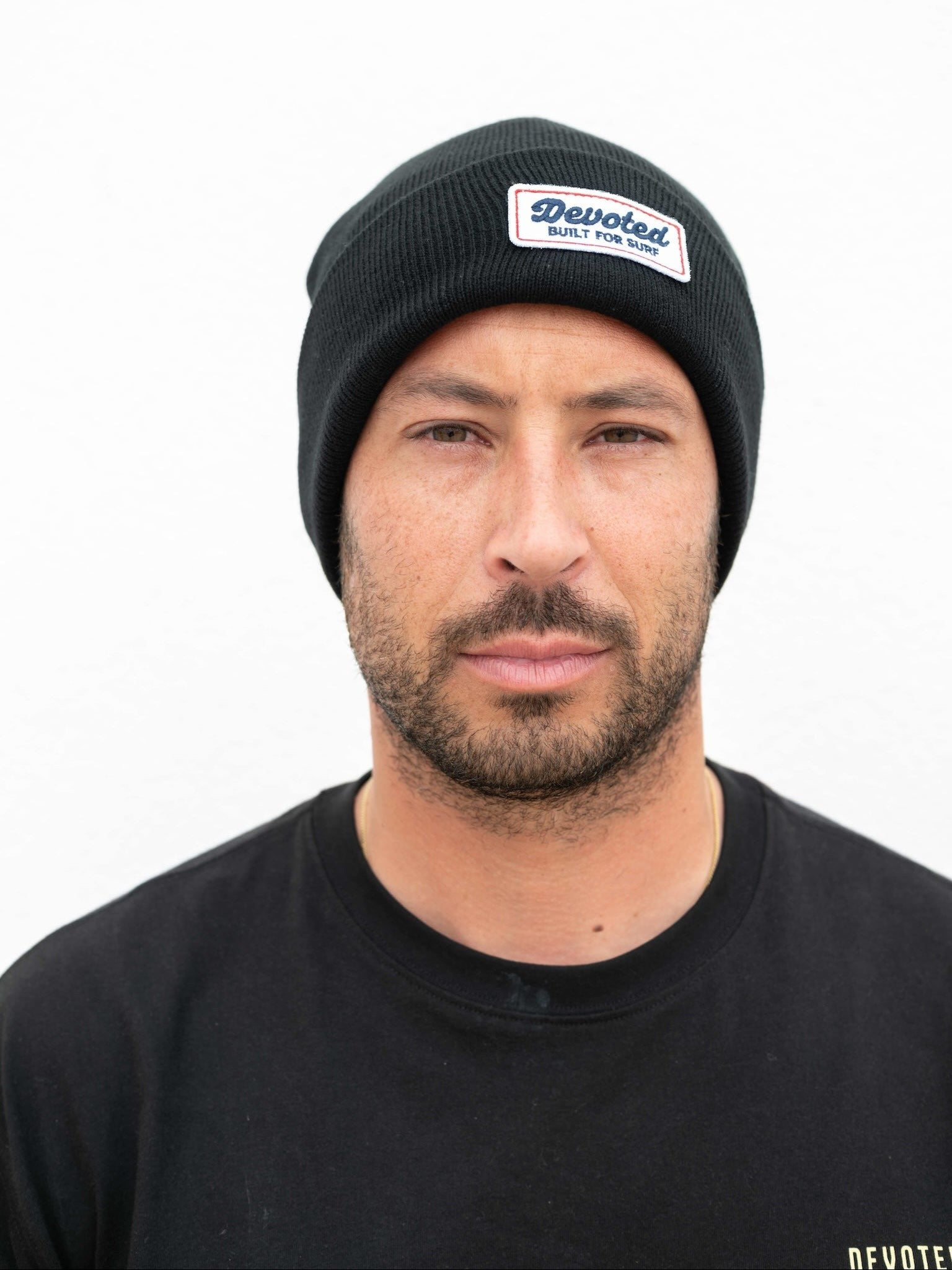 devoted high top beanie black OSFM