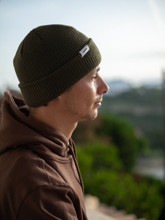 devoted fisherman beanie green OSFM