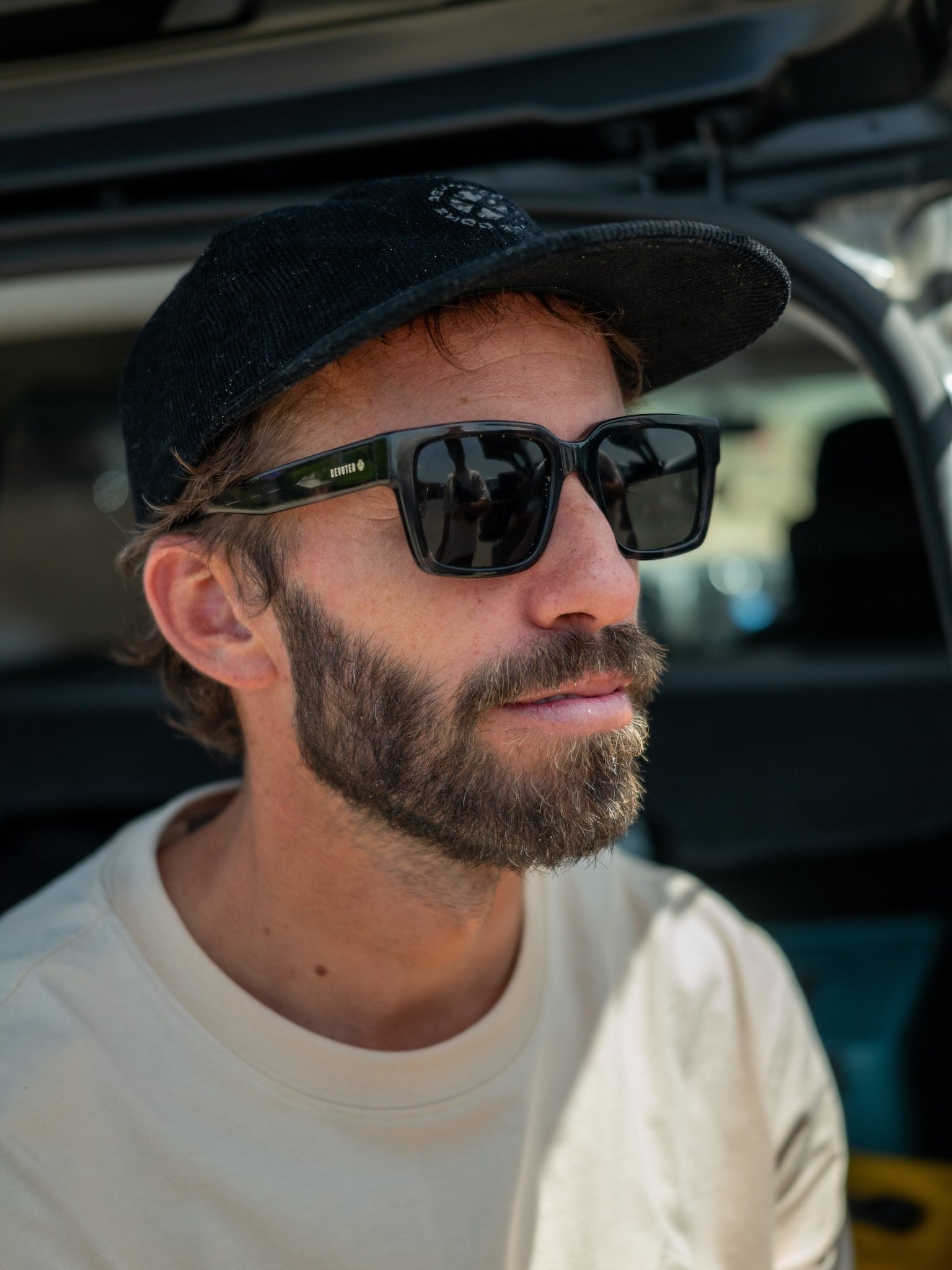 Marcos Polarized Sunglasses Black Leopard