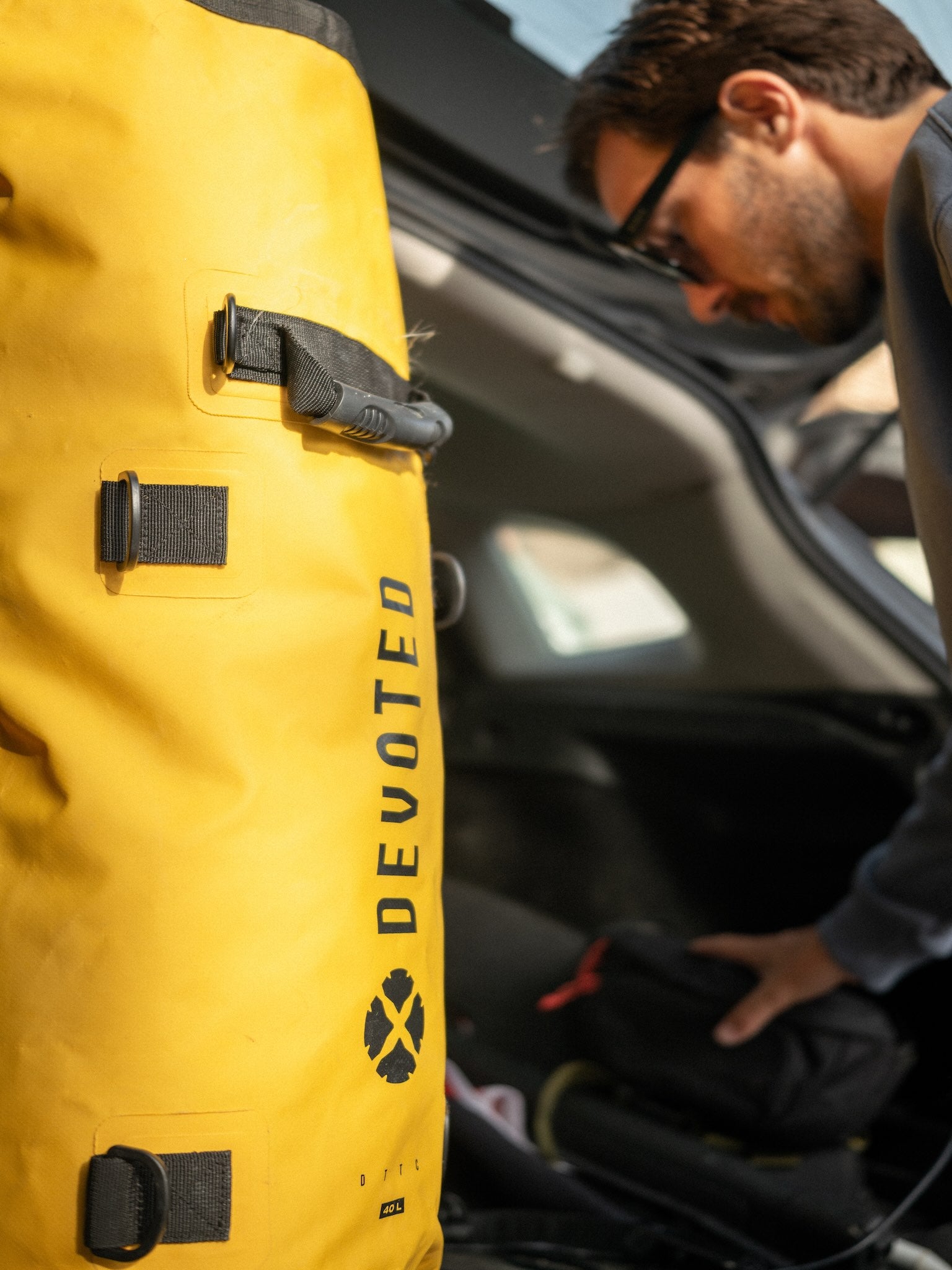 Dry Bag Backpack Yellow 40L Yellow