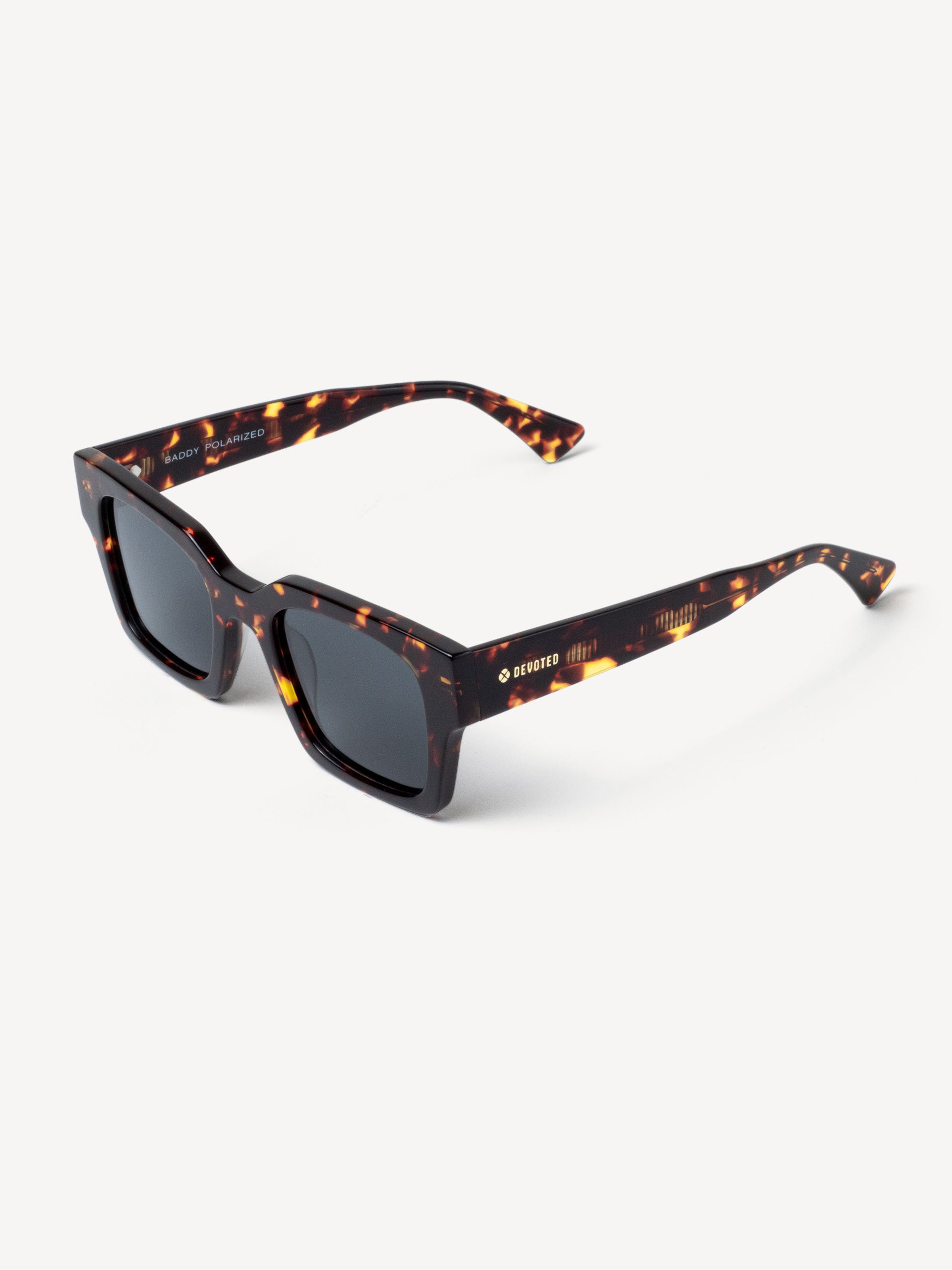 Baddy Polarized Sunglasses Brown Leopard