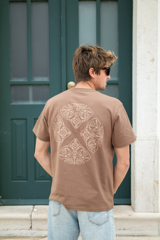 The Samoan Tee - Brown