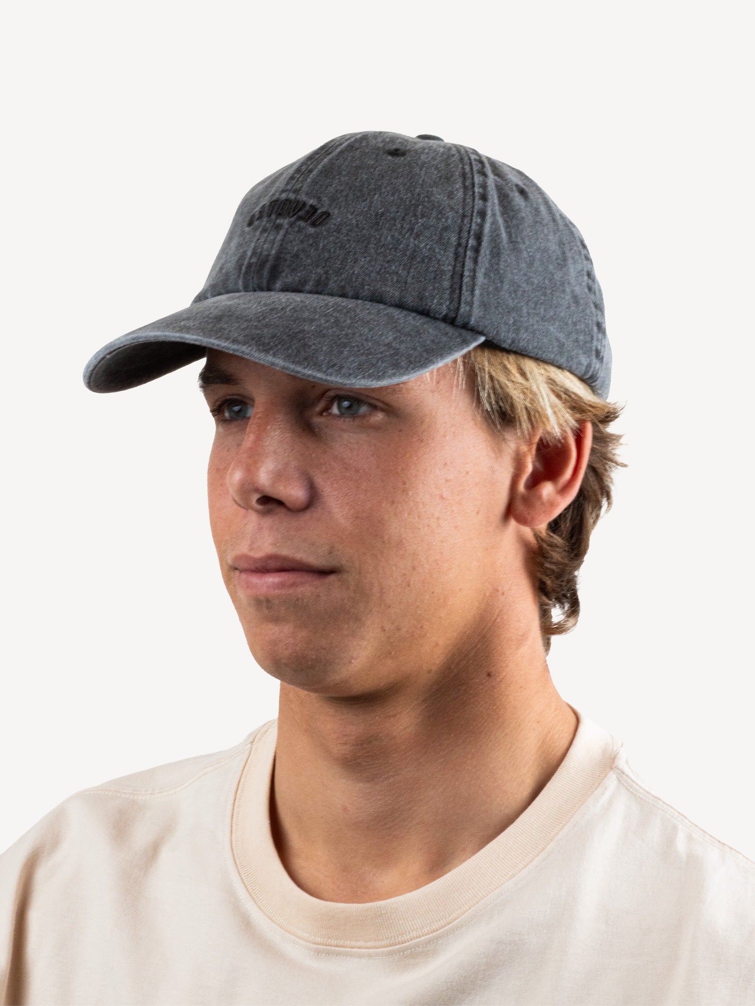 devoted denim 6 panel cap grey OSFM