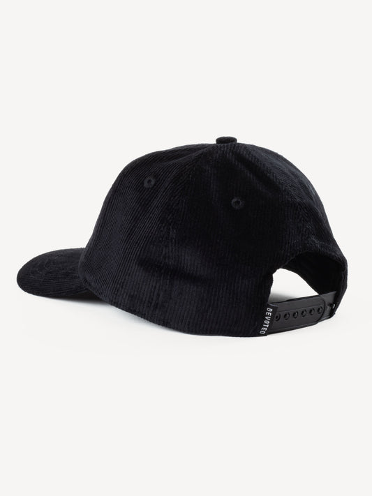 Corduroy Six-Panel Cap D.T.T.C Black