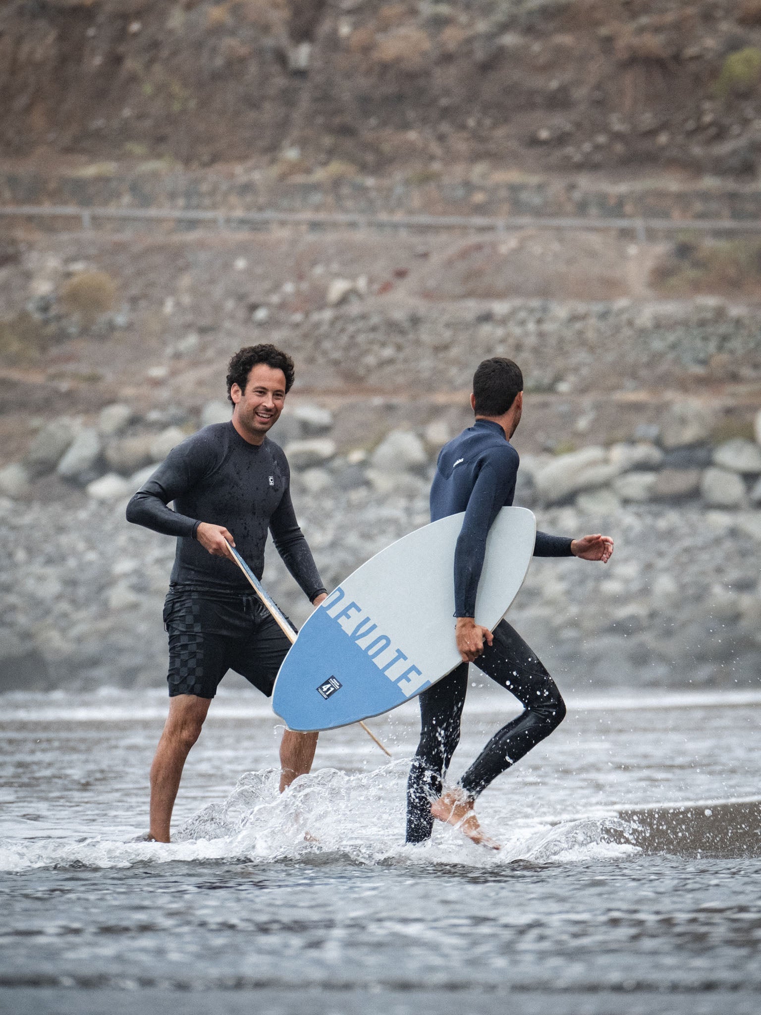 "The Foam Captain" Skimboard 41" Grey