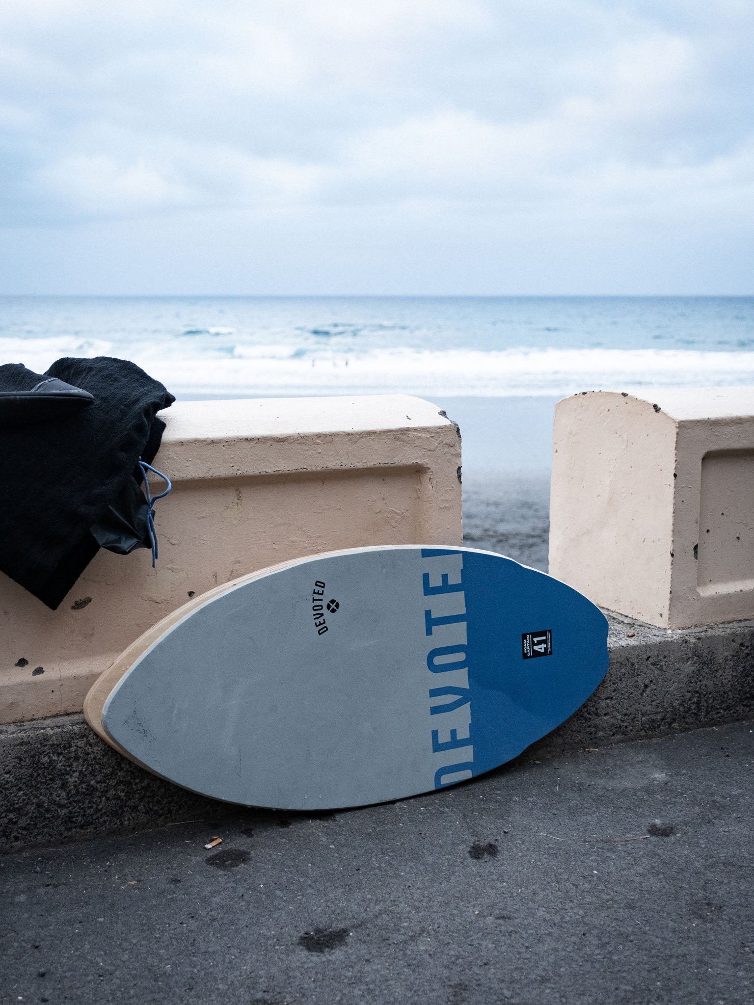 "The Foam Captain" Skimboard 41" Grey