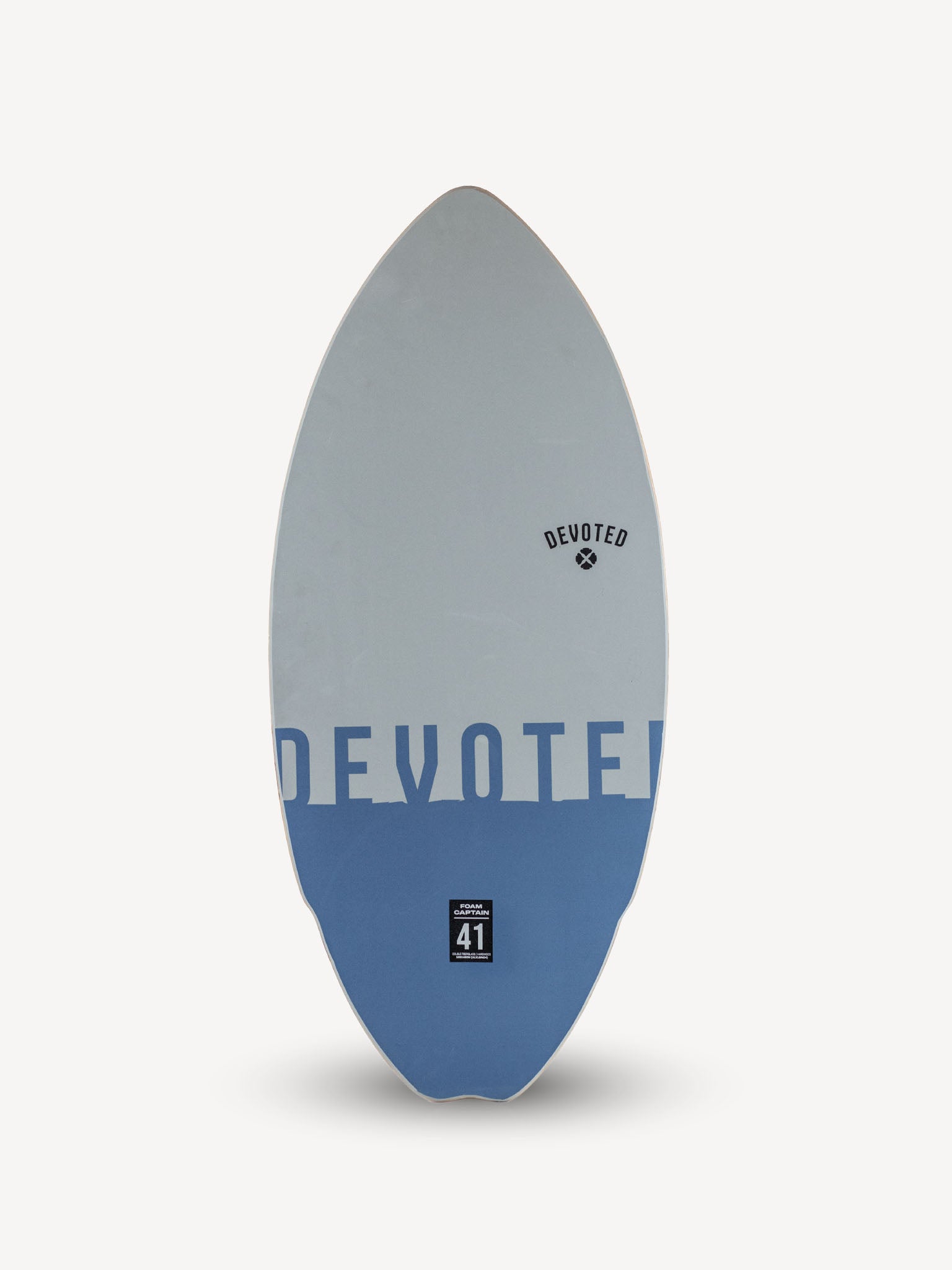 "The Foam Captain" Skimboard 41" Grey