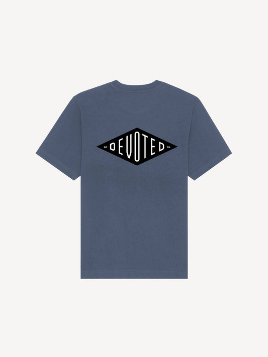 Diamond Tee True Blue L