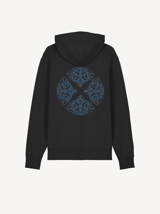 Samoan Hooded Black M