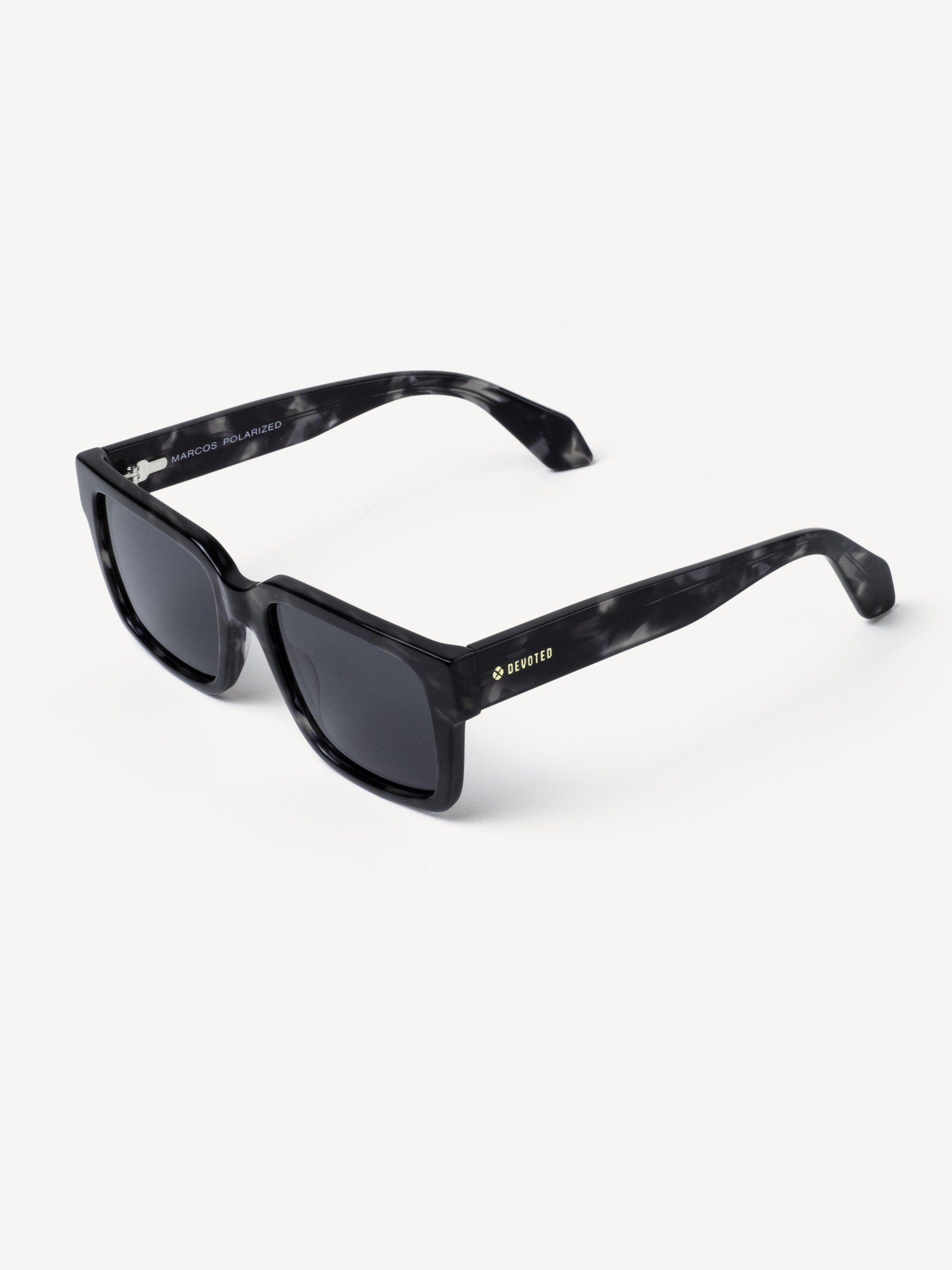 Marcos Polarized Sunglasses Black Leopard