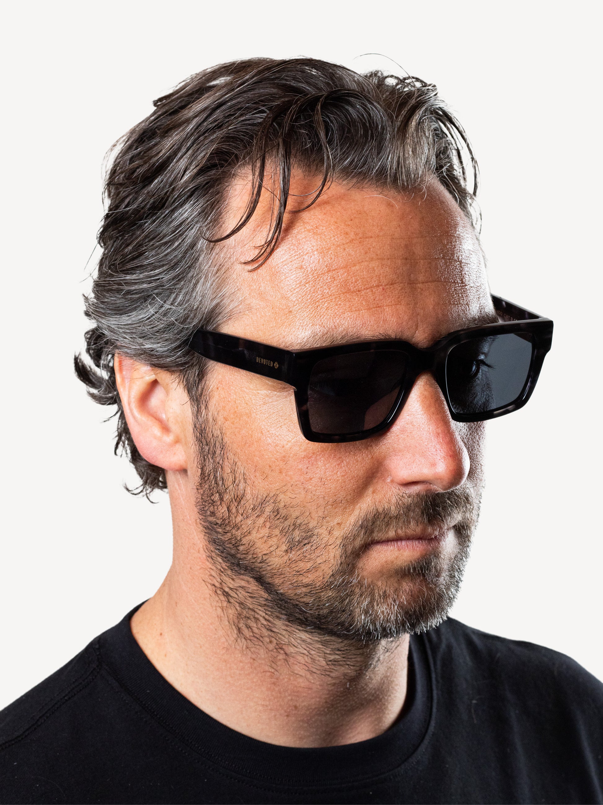 Marcos Polarized Sunglasses Black Leopard