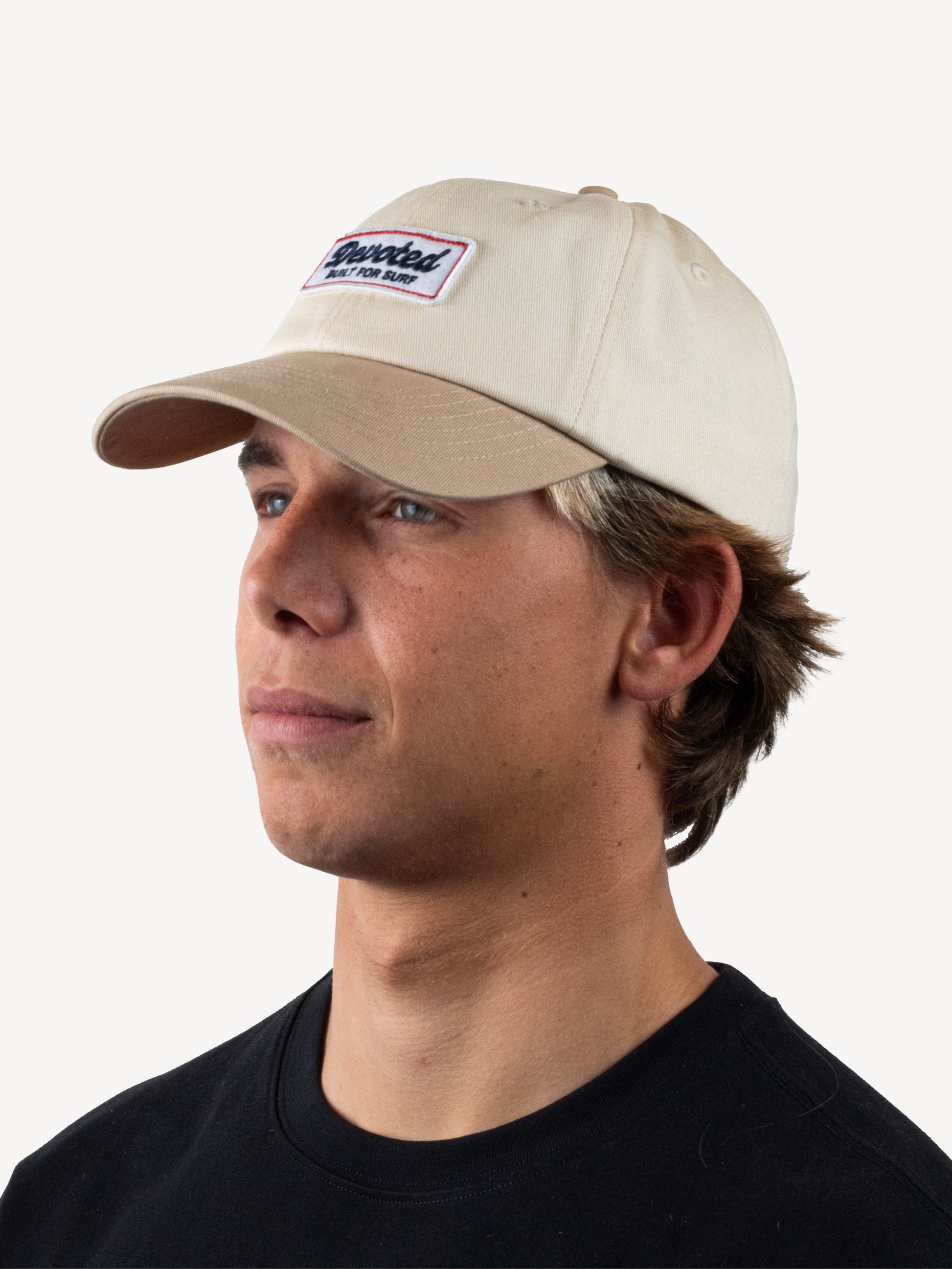 devoted canvas 6 panel cap beige OSFM