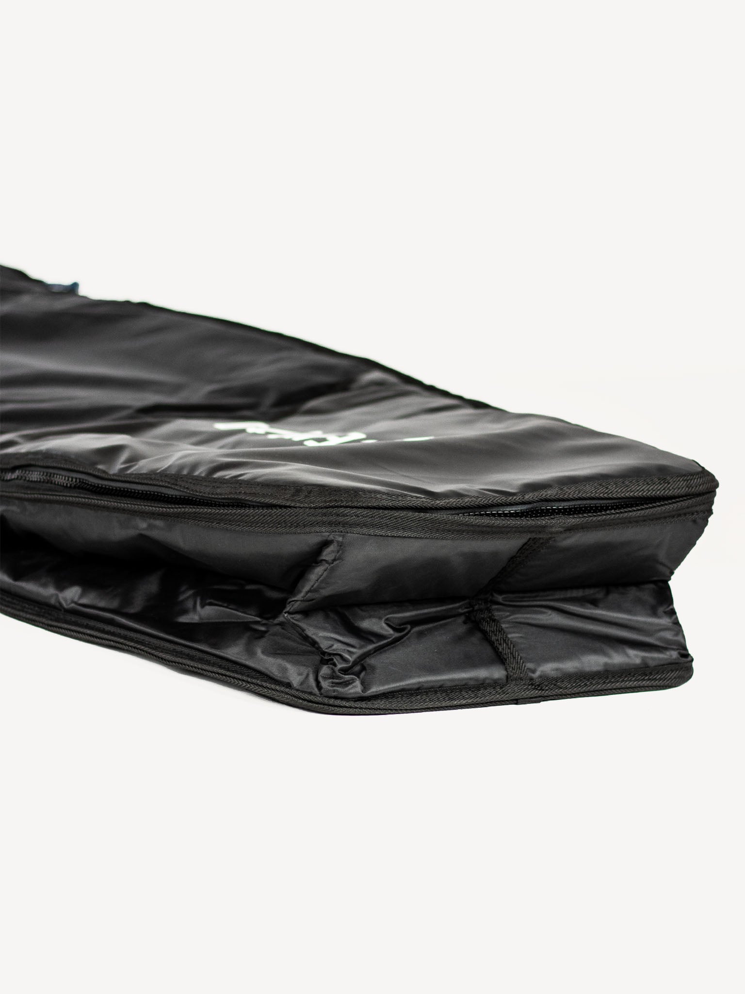 Tail detail of Devoted Fish double bag highlighting reinforced construction”