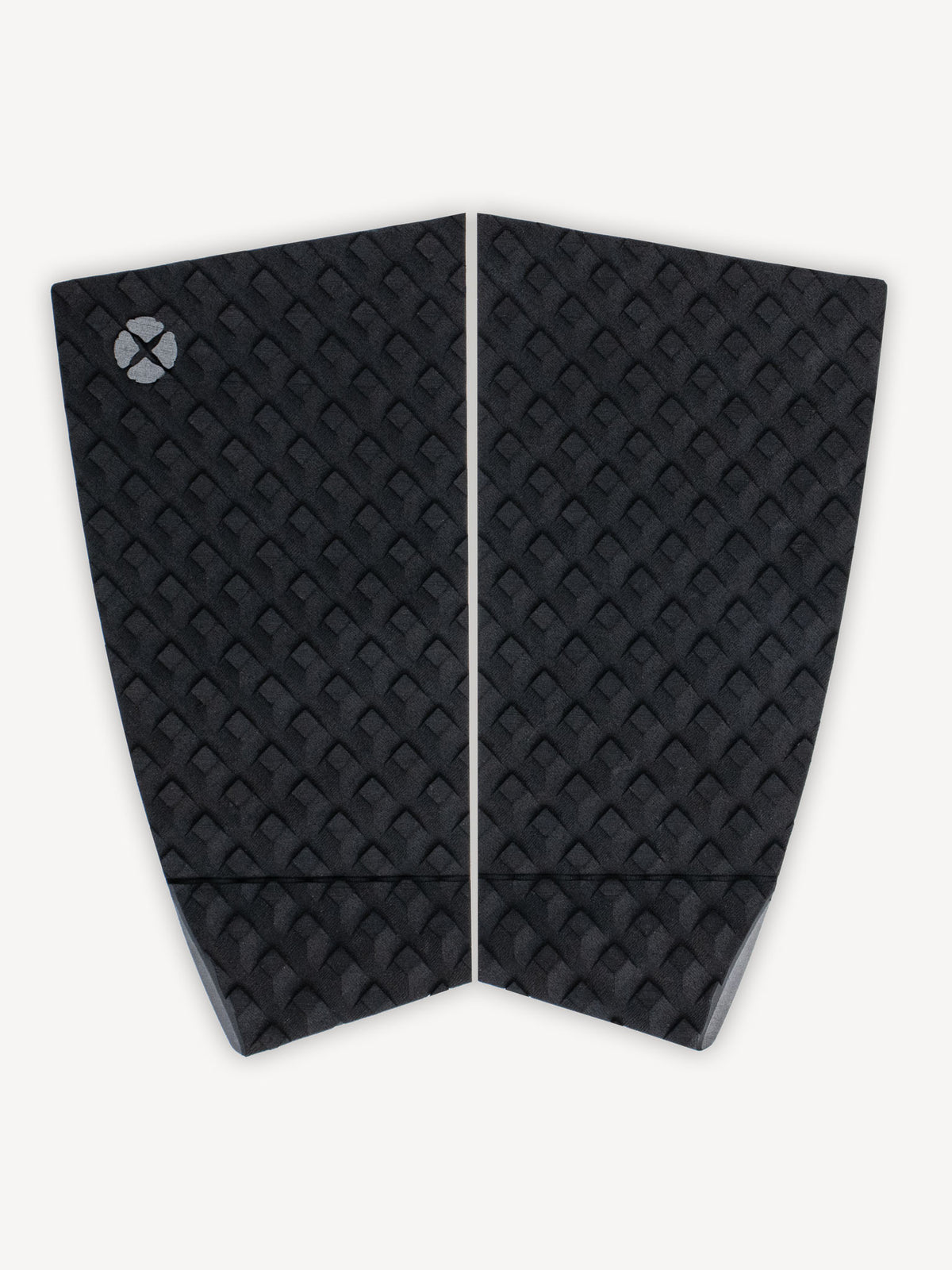 “Devoted Fish 2 Piece Traction Pad in black, full product shot”
