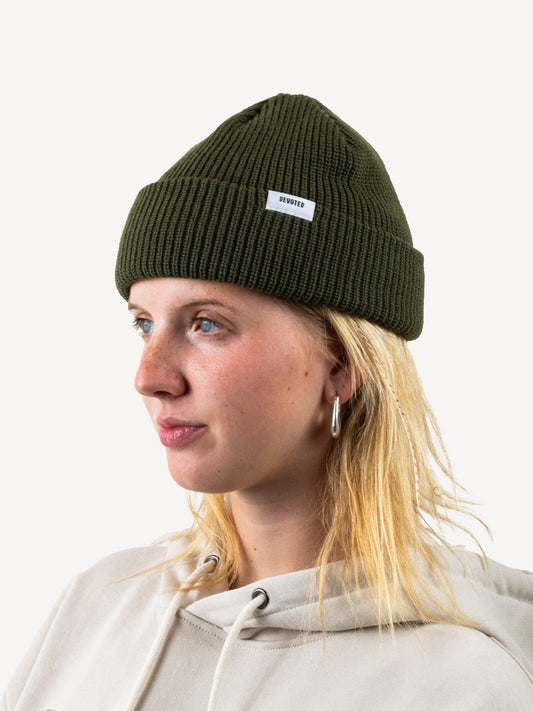 devoted fisherman beanie green OSFM