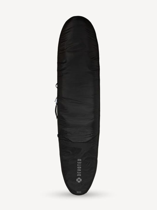 “Devoted Longboard 8mm Day Boardbag product image showing sleek, lightweight construction”
