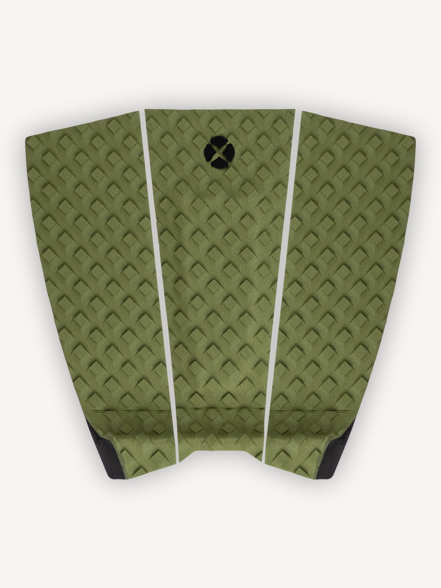 “Devoted Performance 3 Piece Traction Pad in olive, full product shot front view”
