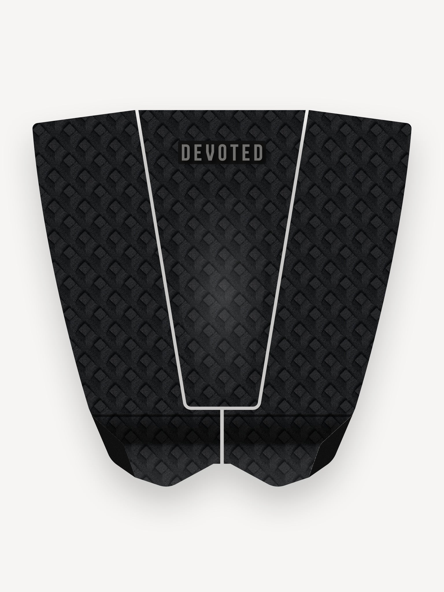 “Devoted Pro Performance 3 Piece Traction Pad in black, full product shot”

