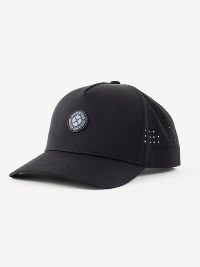 devoted quick dry 5 panel cap black OSFM