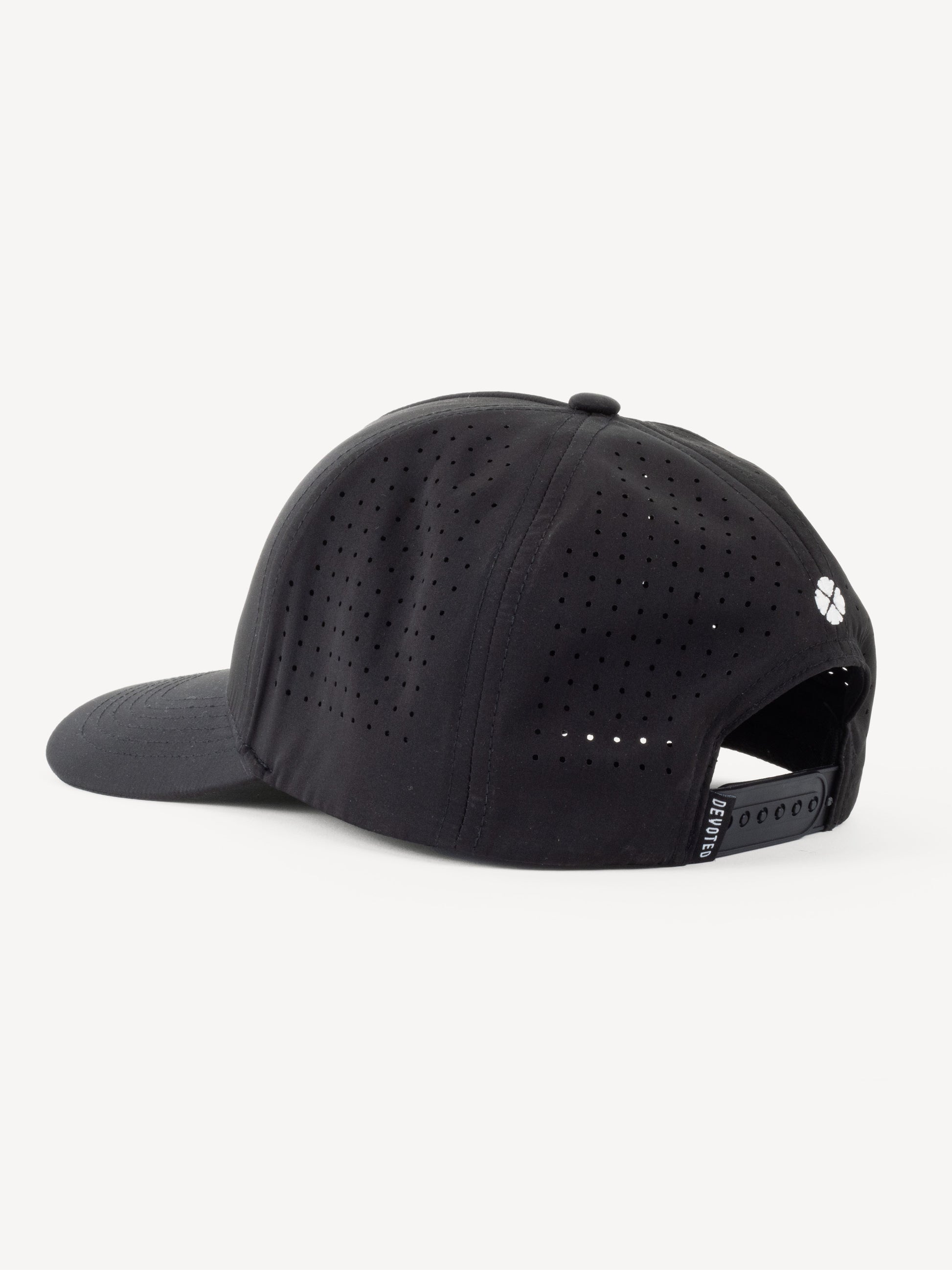 devoted quick dry 5 panel cap black OSFM